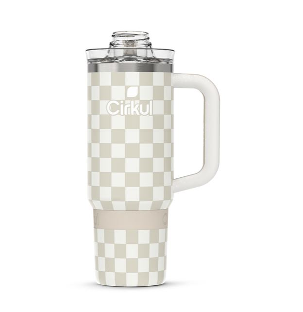 Limited Edition: 30oz. Taupe Tartan Travel StrawSip™ Tumbler J21X