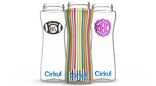Custom 22oz. Plastic Bottle & Comfort Grip Lid JU3I
