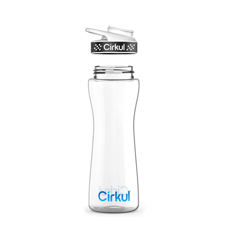 22oz. Plastic Bottle & Comfort Grip Lid RWLT