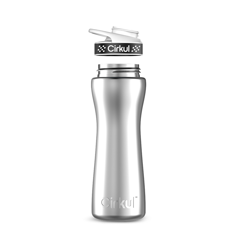 22oz. Stainless Steel Bottle & Comfort Grip Lid 29DP