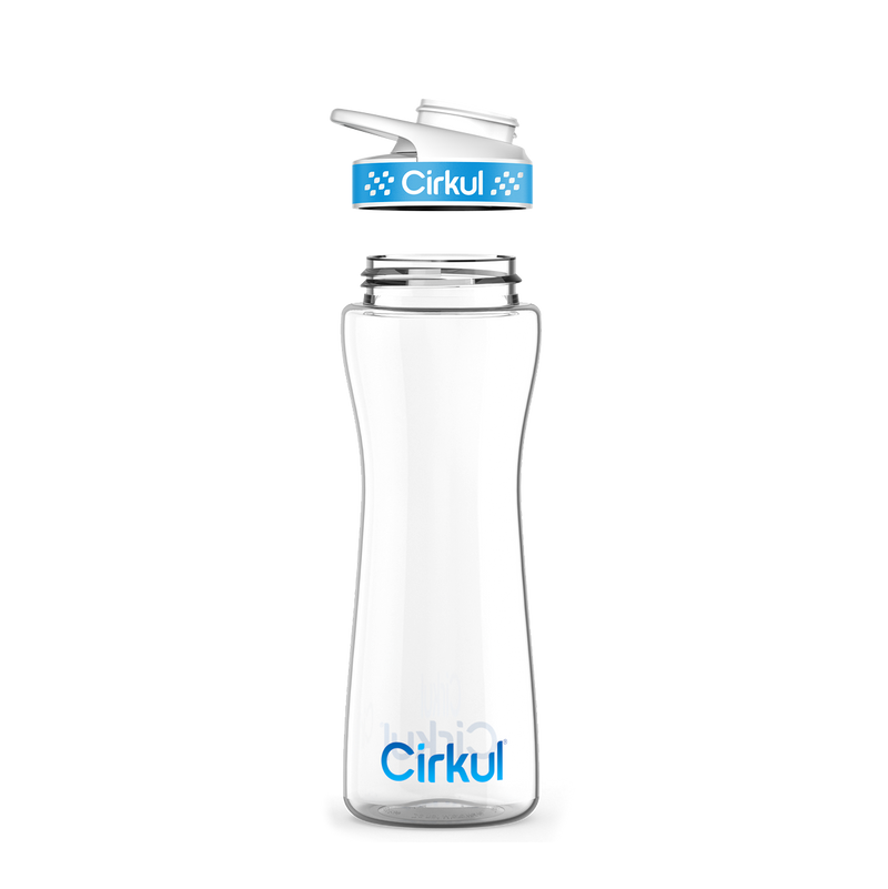 22oz. Plastic Bottle & Comfort Grip Lid RWLT