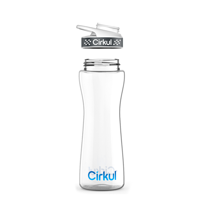 22oz. Plastic Bottle & Comfort Grip Lid RWLT