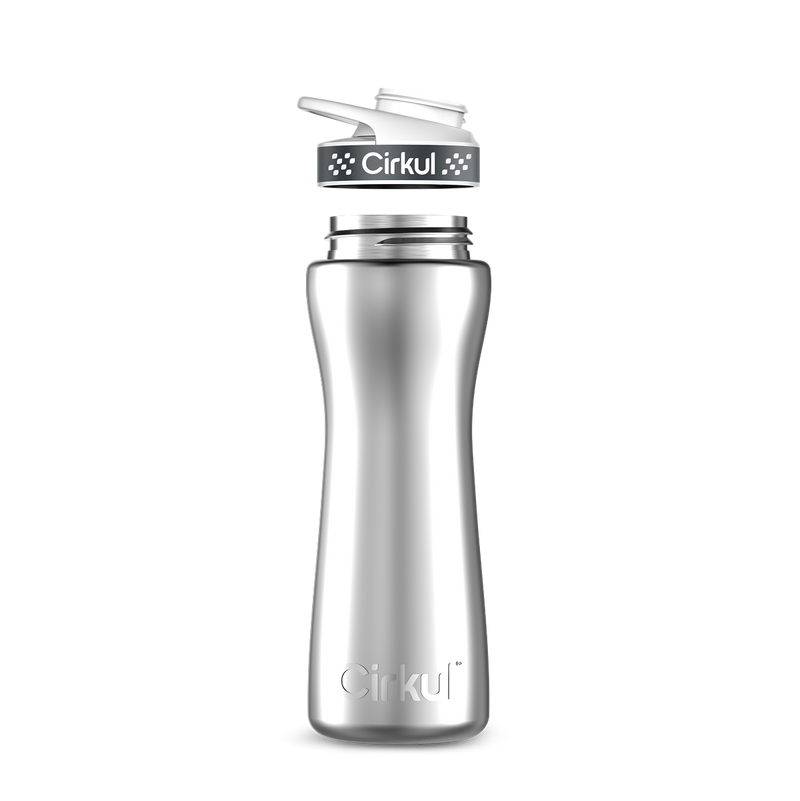 22oz. Stainless Steel Bottle & Comfort Grip Lid 29DP