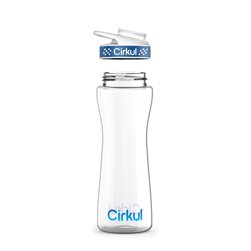 22oz. Plastic Bottle & Comfort Grip Lid RWLT