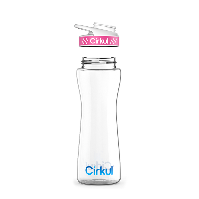 22oz. Plastic Bottle & Comfort Grip Lid RWLT