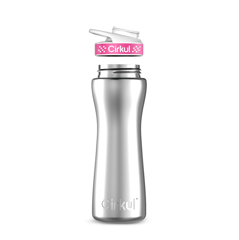 22oz. Stainless Steel Bottle & Comfort Grip Lid 29DP