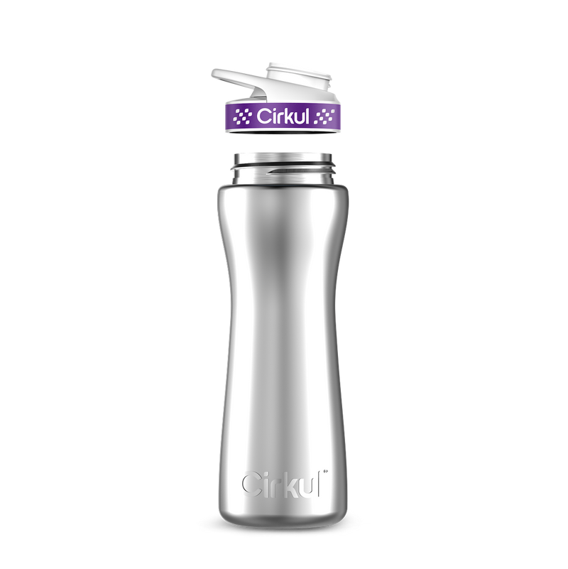 22oz. Stainless Steel Bottle & Comfort Grip Lid 29DP