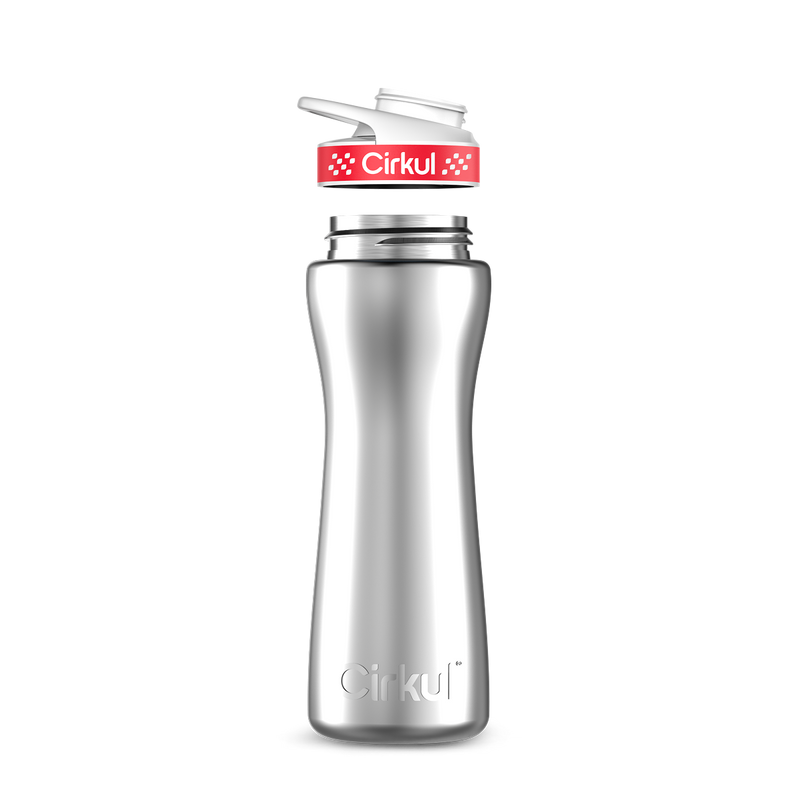 22oz. Stainless Steel Bottle & Comfort Grip Lid 29DP