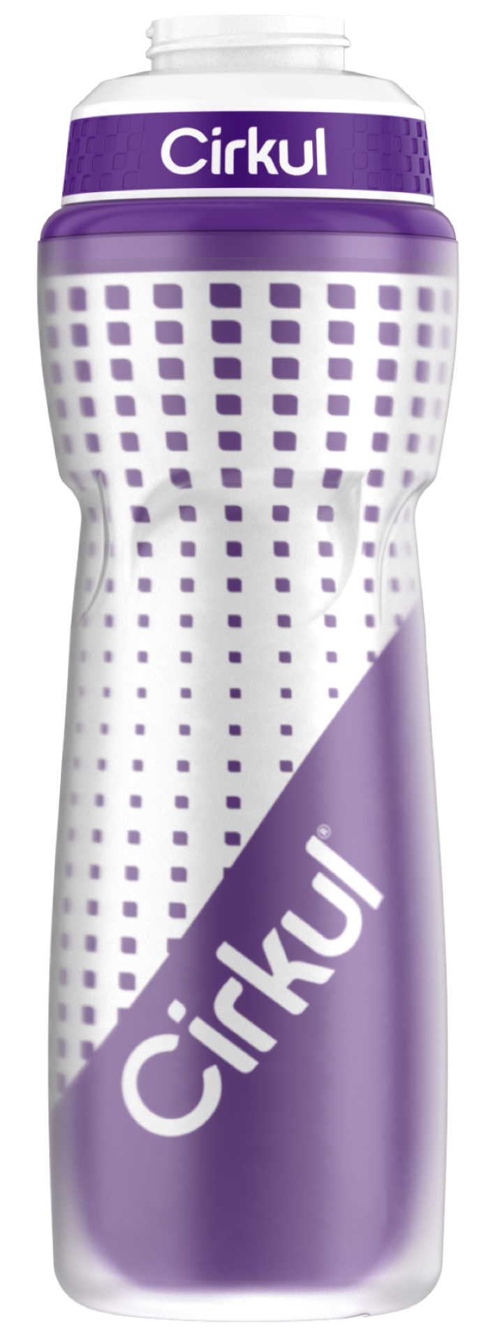 22oz. Insulated Squeeze Plastic Bottle & Sport Lid OUFL