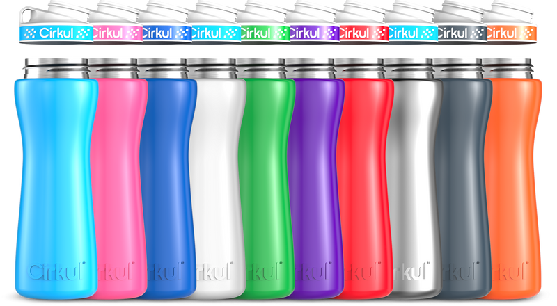Custom 22oz. Stainless Steel Bottle & Comfort Grip Lid 7VPL