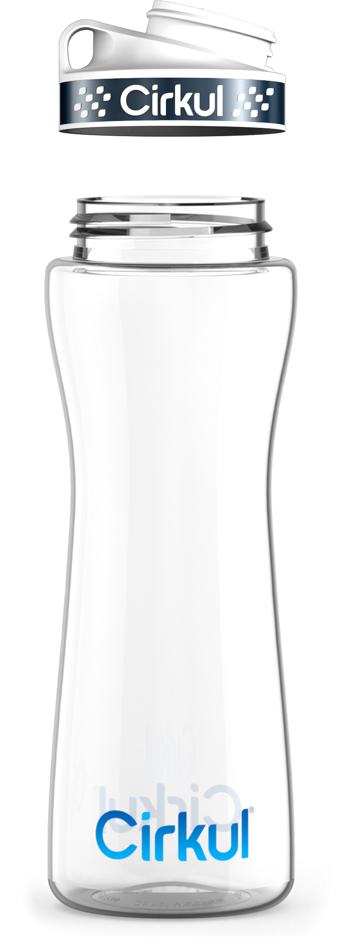 Custom 22oz. Plastic Bottle & Comfort Grip Lid JU3I