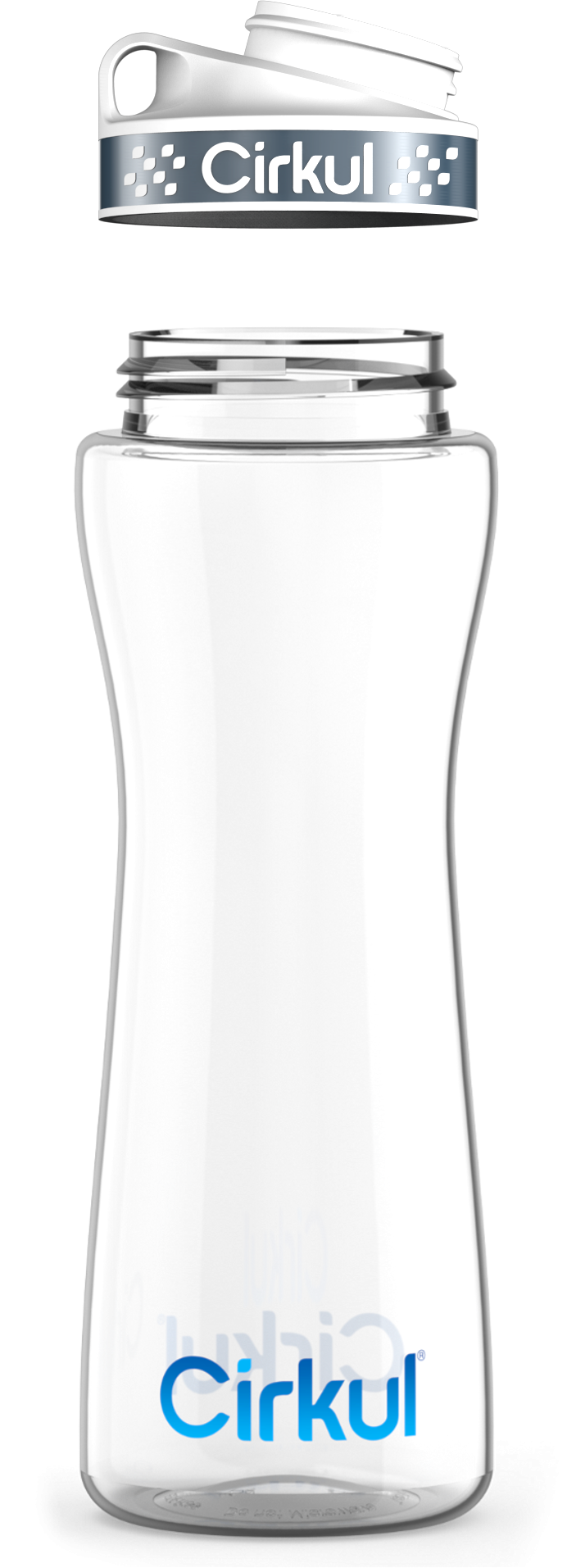 Custom 22oz. Plastic Bottle & Comfort Grip Lid JU3I