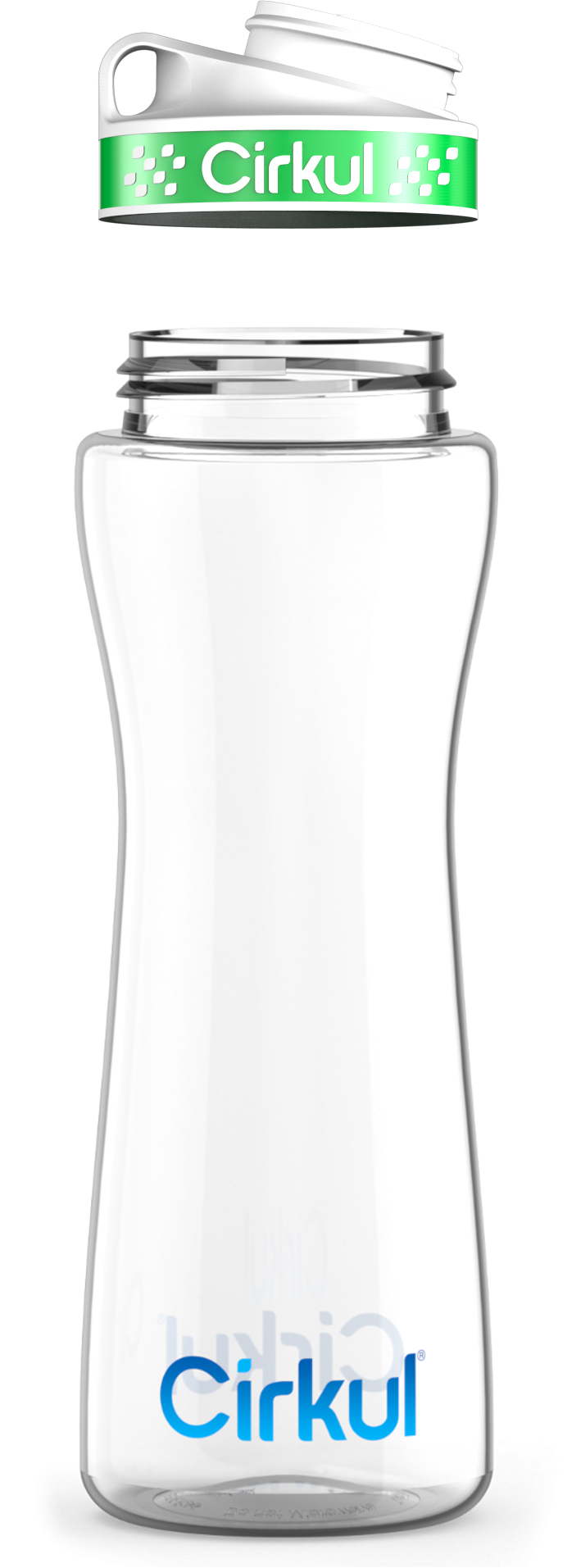 Custom 22oz. Plastic Bottle & Comfort Grip Lid JU3I