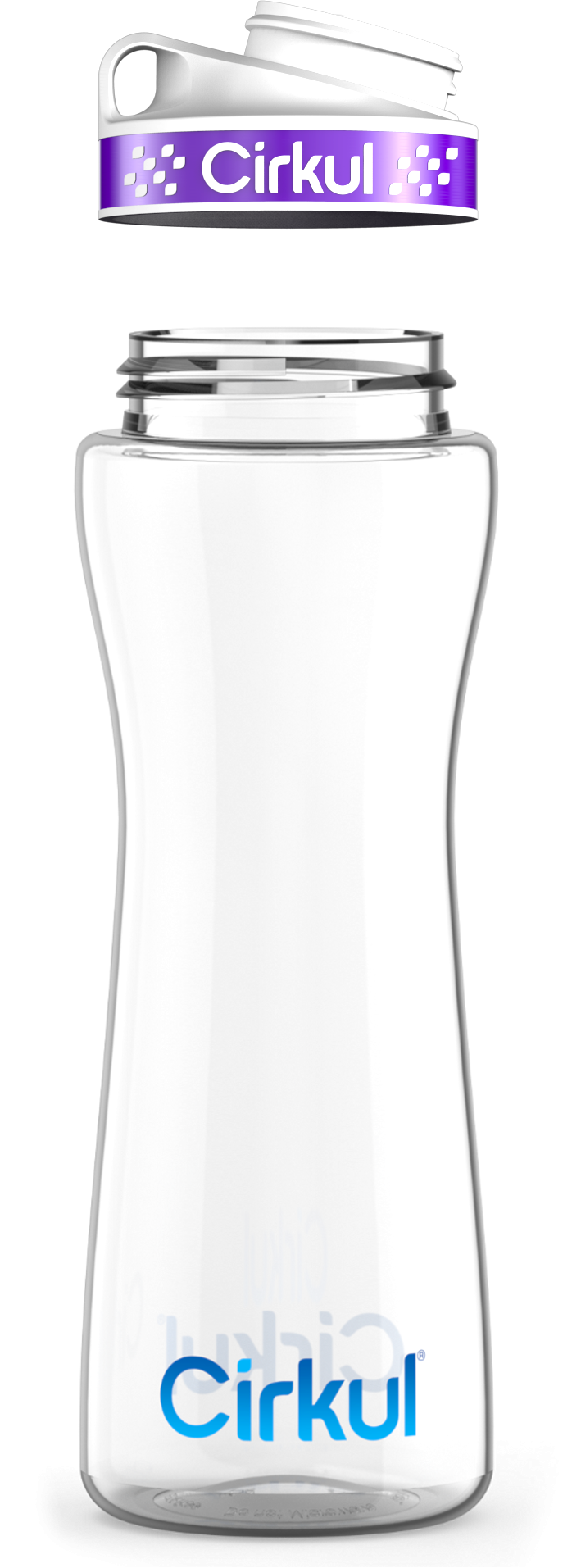 Custom 22oz. Plastic Bottle & Comfort Grip Lid JU3I