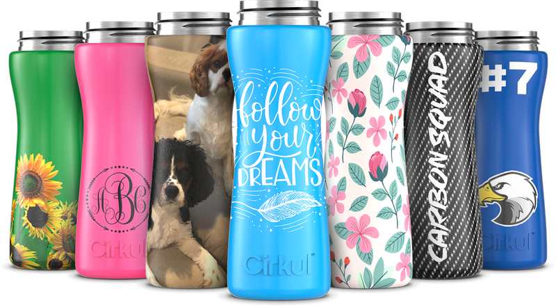 Custom 22oz. Stainless Steel Bottle & Comfort Grip Lid 7VPL