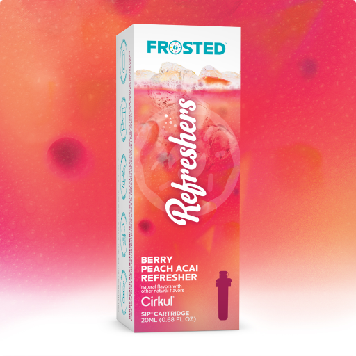 Frosted Berry Peach Acai Refresher HJ74